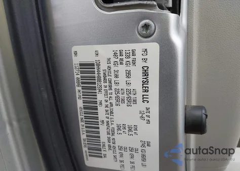 2008 Dodge Grand Caravan Se z USA, uszkodzony, nr VIN 1D8HN44H88B125941